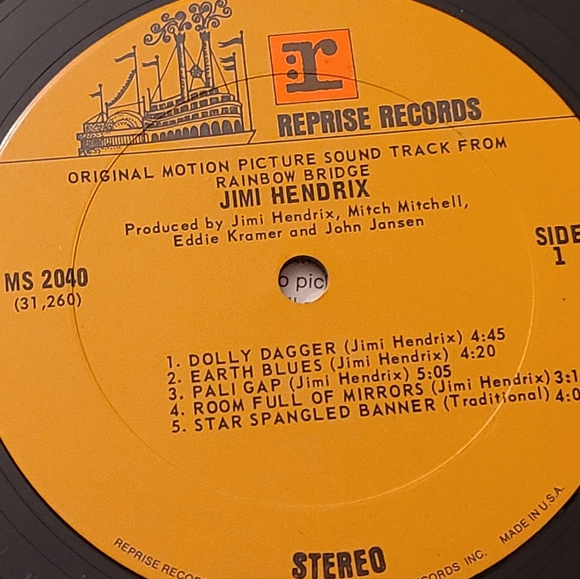 Jimi Hendrix Rainbow Bridge vintage vinyl record pristine - Picture 2 of 11